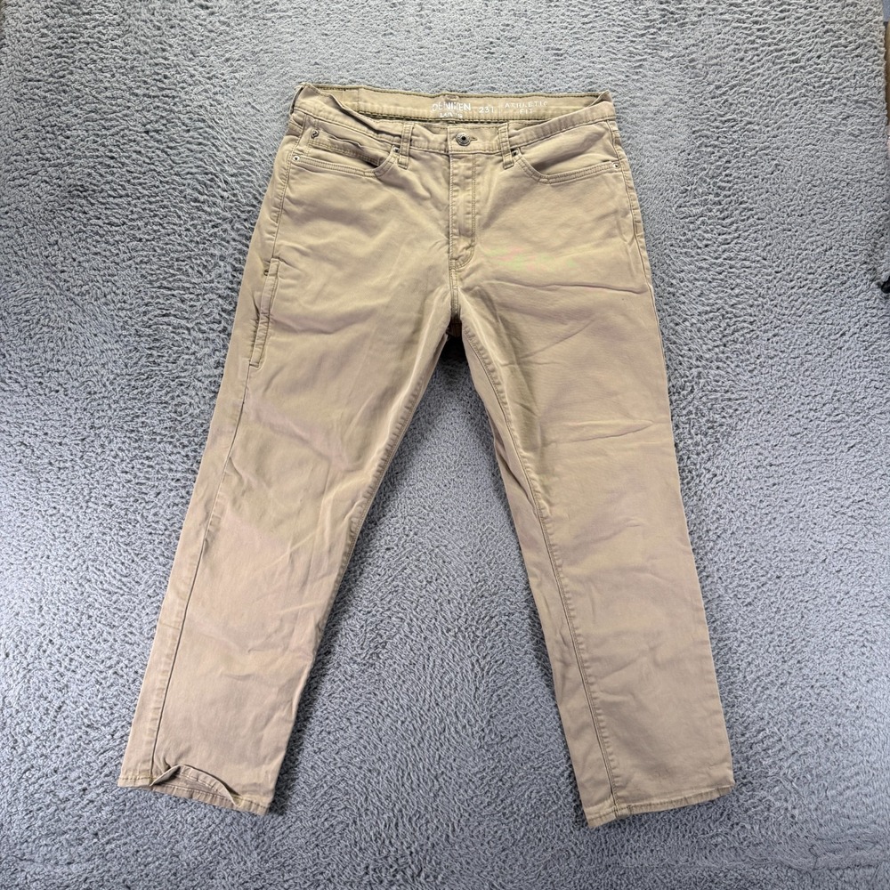 Denizen From Levi's 231 Jeans Men 36x28 Brown Cotton Denim Straight Leg Athletic
